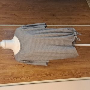 New York Laundry Gray  2X Blouse